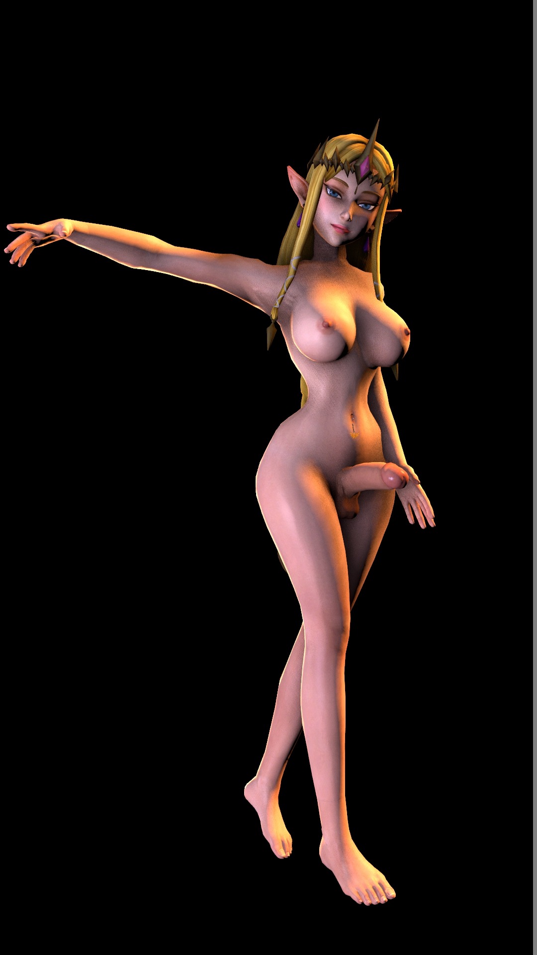 coldpatrolwolf:  I love this Zelda model. The pose is suppose to be her character