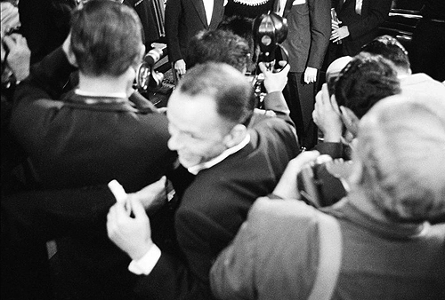 francisalbertsinatra:Frank Sinatra at the premiere of A Star is Born with Judy Garland