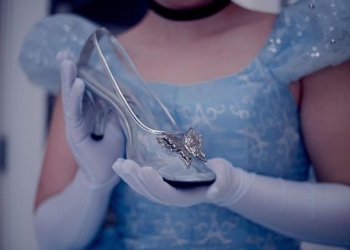 Not a thigh pic but a shoe pic! Glass slipper action! I got some absolutely beautiful photos back fr