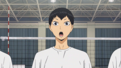 Whenever I feel depressed, I look at baby Tobio.