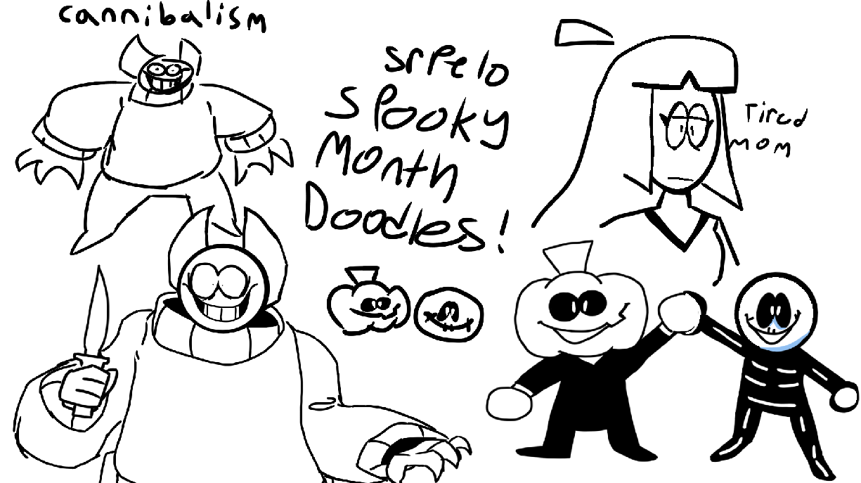 The end of spooky month - Drawception