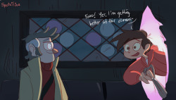 spatziline:  This is how they met btw…Because we all need this crossover.  