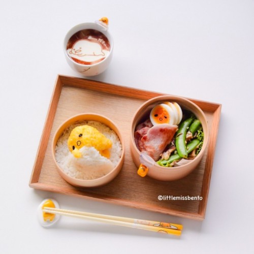 Gudetama themed yummies from Little Miss Bento