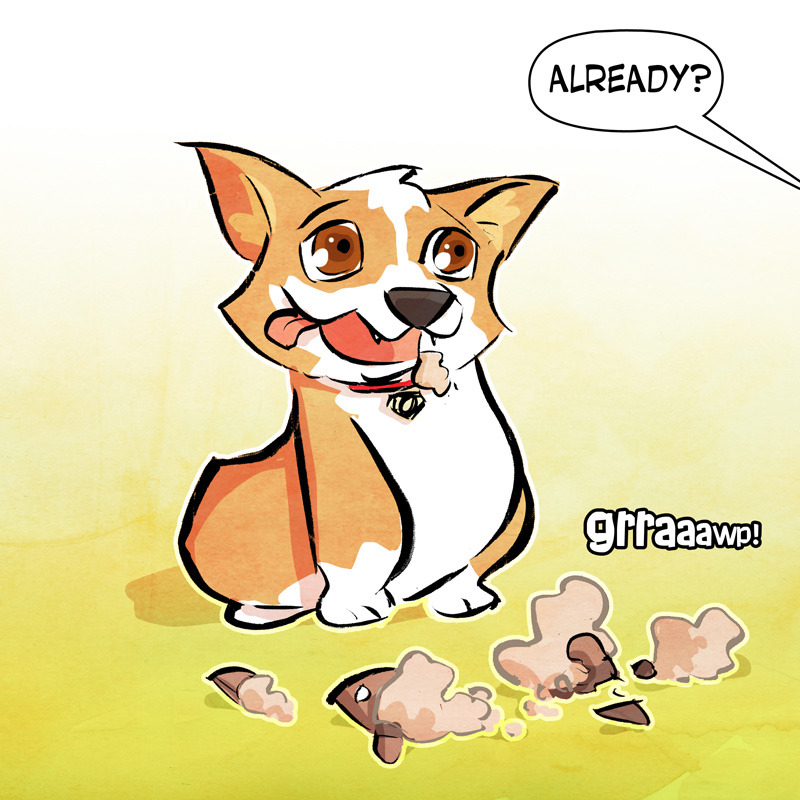 thefrogman:  The wrath of a corgi is unmatched.  CHECK OUT THE FULL CORG LIFE WEBCOMIC