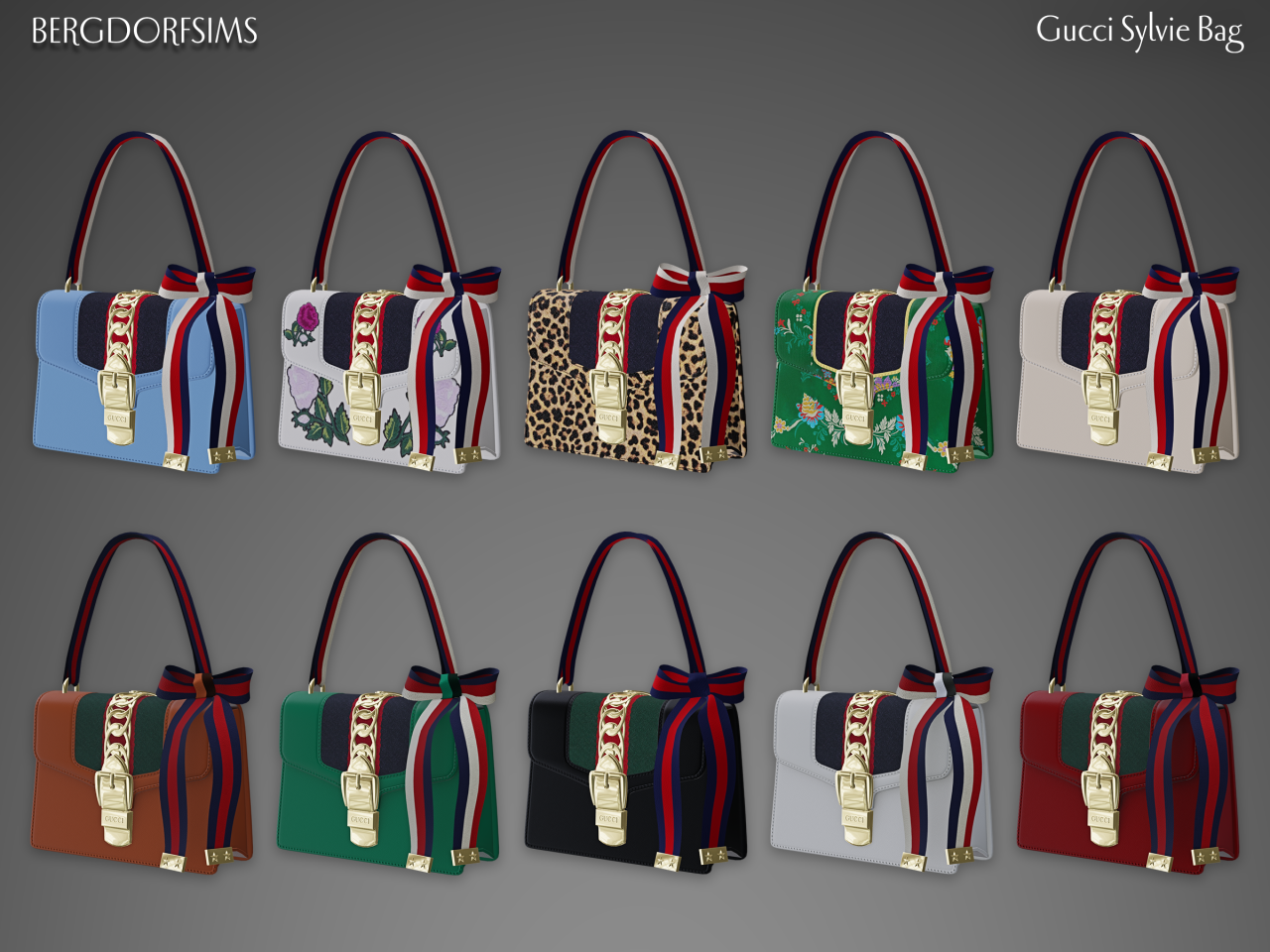 Strictly Alpha Sims 4 CC — bergdorfsims: Gucci Sylvie Bag Hey guys, here  is