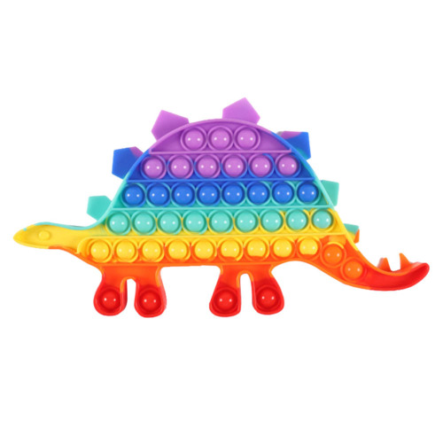 Rainbow stegosaurus pop-it stimboard for @wolfytiel!/ /