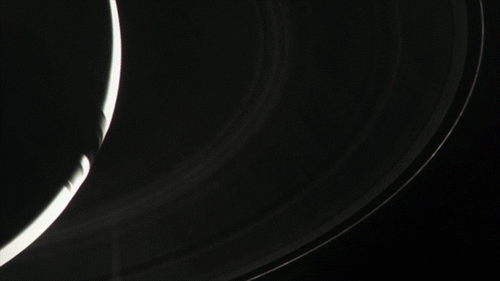 garry31:  ▬ The GIFs above are from this beautiful video (made with footage shot by NASA and ESA using the Cassini spacecraft).    Planetary scientist (and UCLA alum) Dr. Ashwin Vasavada participated with the Cassini mission to Saturn:  he played