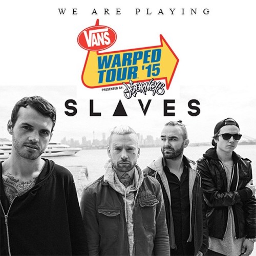 Guess who’s playing the #VansWarpedTour this summer?! @slavesofficial #slavesofficial #warpedt