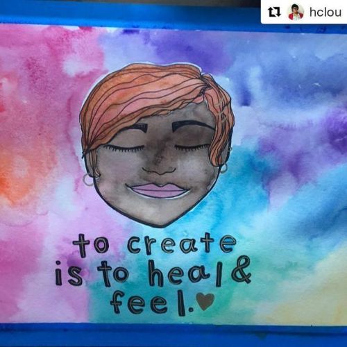 #Repost @hclou (@get_repost)・・・the create is to heal &amp; feel. #hclouart #woc #qwoc #poc #qpoc #qu