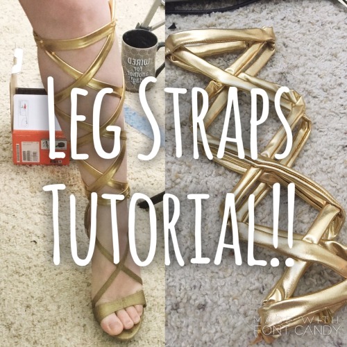 mistercomb:Leg Straps Tutorial!! This is the method that I used to make my new leg straps for my Pan