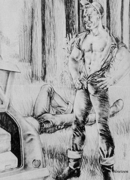 The Mechanics by Scott. This is probably from a 50s ‘physique’ magazine.