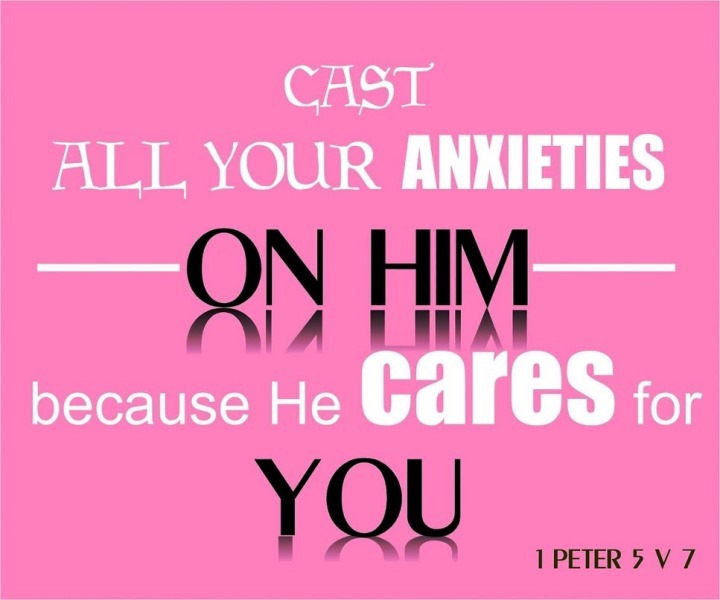 The Living... — 1 Peter 5:7 (NIV) - Cast all your anxiety on Him...