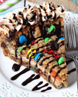 fullcravings:  Monster Cookie Cheesecake