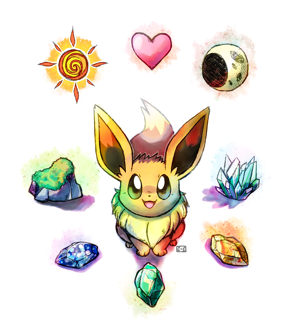 isodelphox:  Evolution by crayon-chewer 