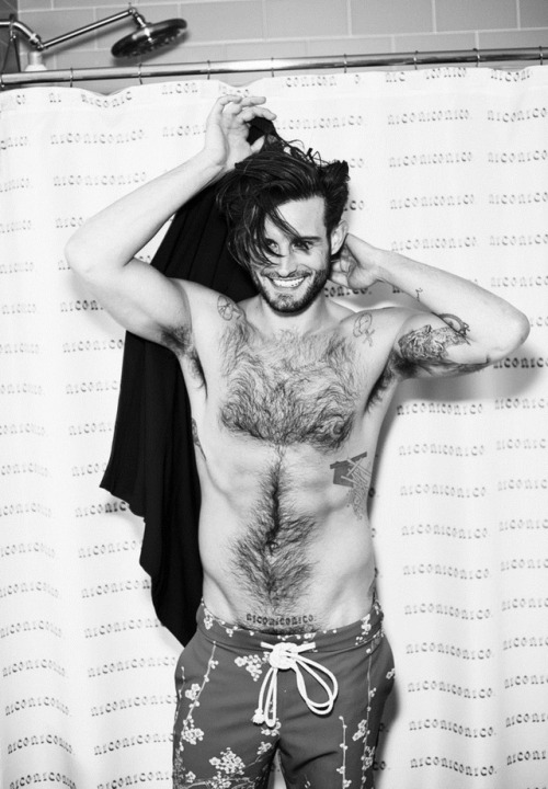 roughrawready: Pits of the Day 040518. I wanna cum hard in Nico Tortorella’s hot, hairy son pi