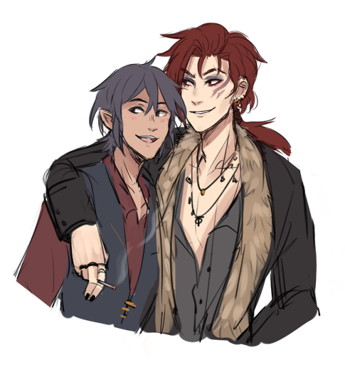 I have so many more dnd drawings I can finally share now that secrets have been revealed! Here&rsquo