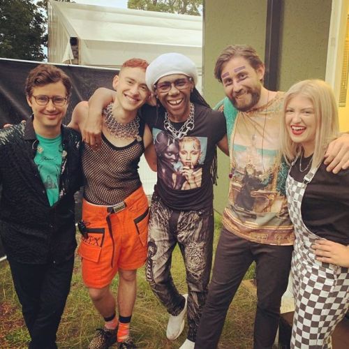 nilerodgers: Back w @yearsandyears and one of my new songwriting bruhs @ollyyears - They just killed