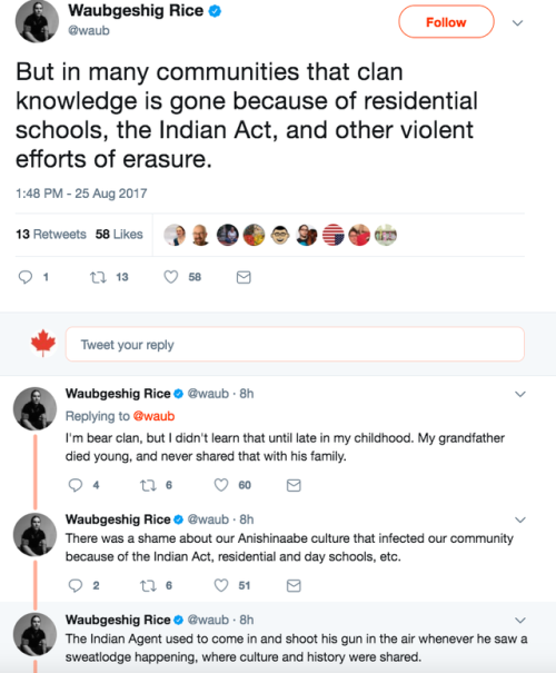 girlwholovesdragons:allthecanadianpolitics:More good discussion on Indigenous twitter about taking d