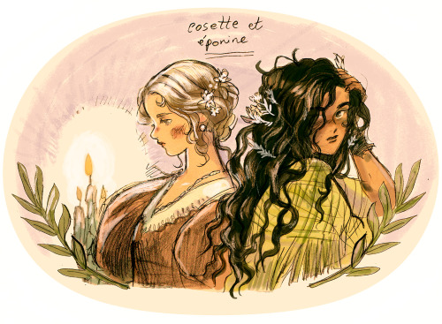 danibonbon - Des belles fleurs -  [Art + drabble fill] A canon era...