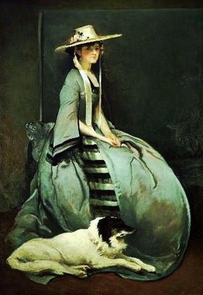 Portrait of Aurora Leigh by John White Alexander, c. 1904
