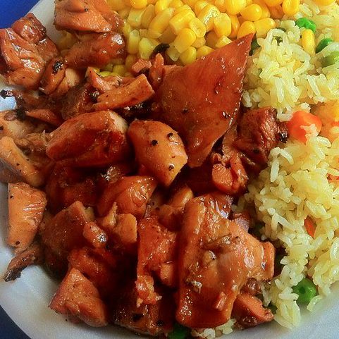 everybody-loves-to-eat:  requested photoset: bourbon chicken 
