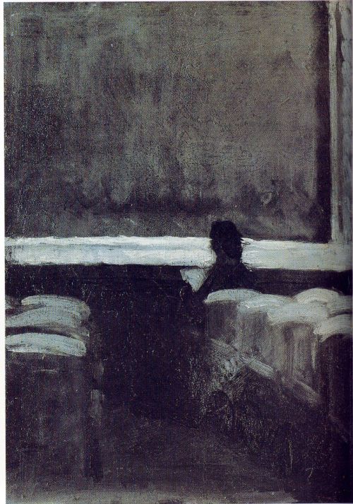 secretcinema1: Solitary Figure in a Theatre, 1904, Edward Hopper