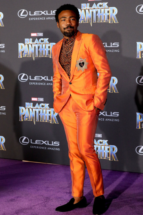 elionking: sobeitjay2: celebsofcolor: Donald Glover attends the premiere Of Disney and Marvel’