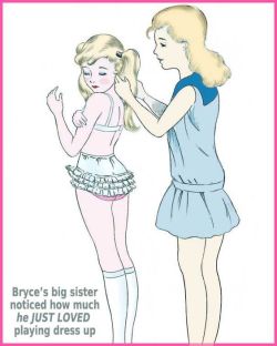 Missylitacaresforsissies:  Having A Loving Sister Can Make Feminization Safe And