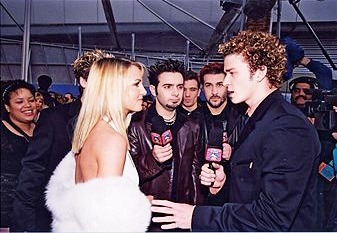 britneythepopprincess:  Britney interviewed by boyfriend Justin Timberlake &amp;the