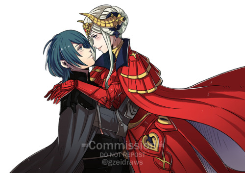 MByleth and Edelgard for hellaboone !Please don’t repost unless you’re the client