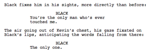 tenderblues:Moonlight screenplay by Barry Jenkins