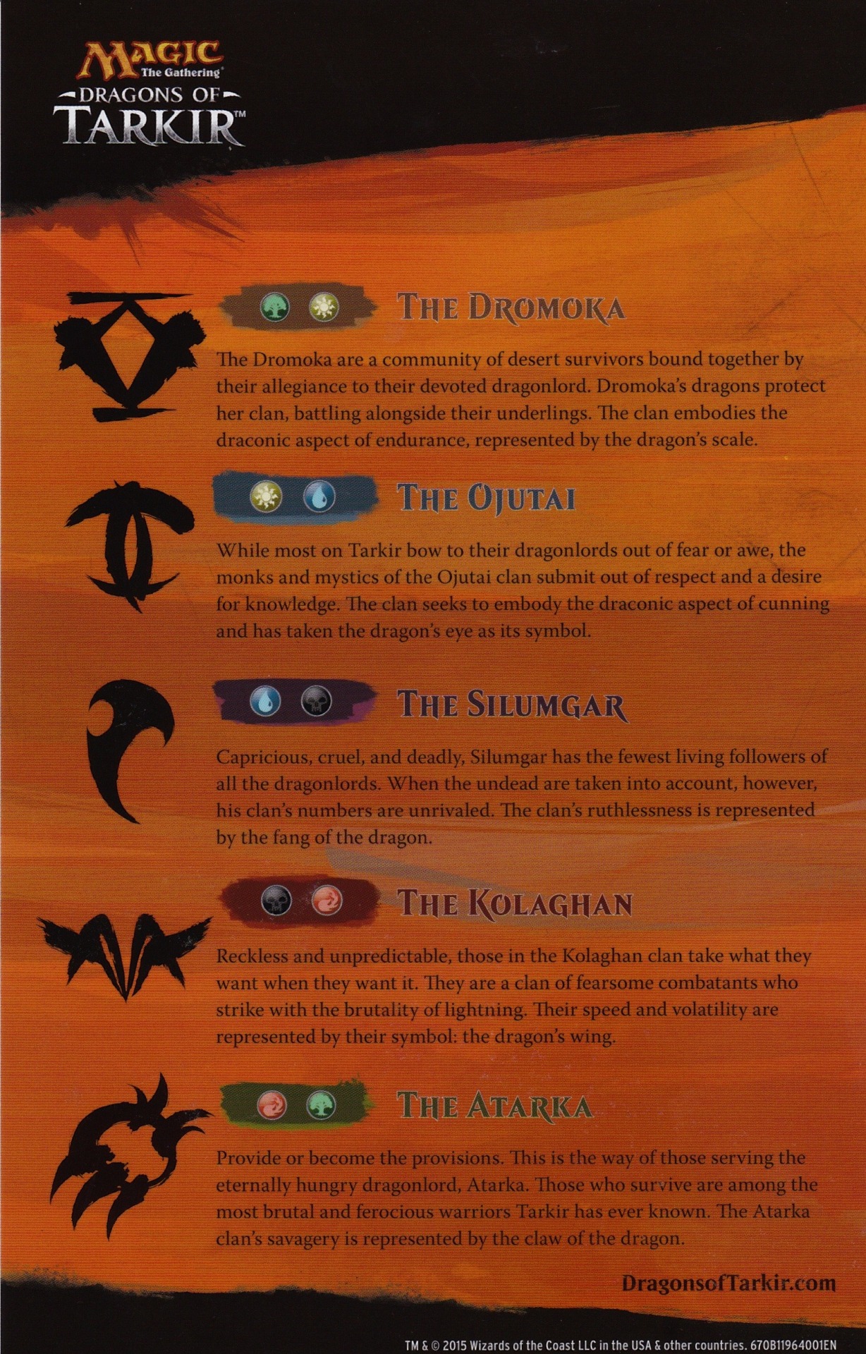 The Villainous Blog — The Dromoka (White Green): The Dromoka are a...