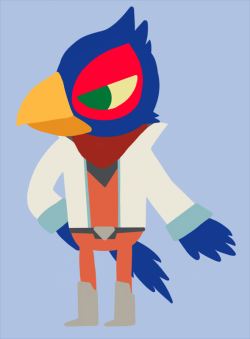 Falco in the style of A Night in the Woods!