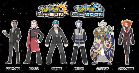 vapidsoup:  mistressdratha:  i LOVE pictures of all the rainbow rocket leaders standing