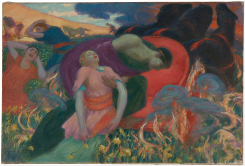 El rapto de Persefone por Rupert Bunny, 1913 aprox.