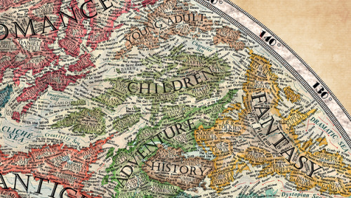 everything4writers:  A 17-Year-Old Artist Created This Incredible Map Of LiteratureVia Buzzfeed