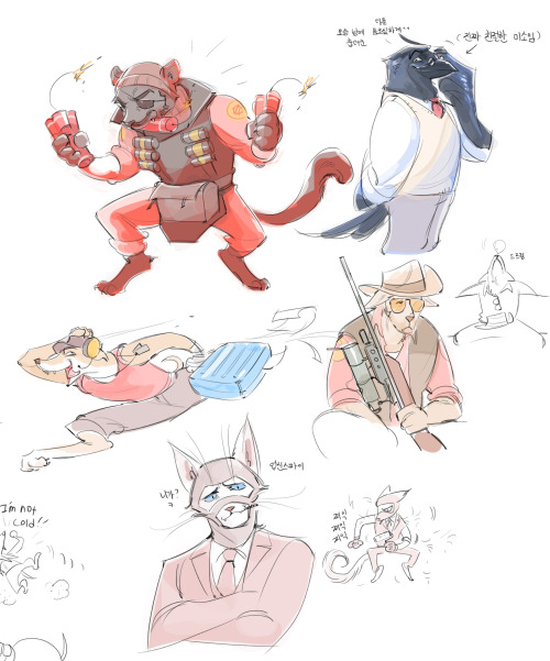 Still... These Are My FAV Furry Mercs Drawings...