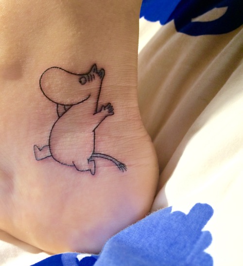 fuckyeahtattoos: My little Moomin :-) Done at Individual Ink in Turku, Finland