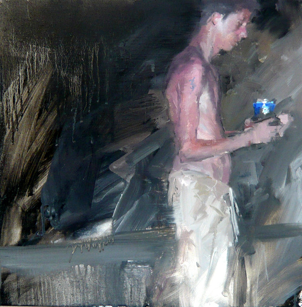 &ldquo;Soldier with a Blue Cup&rdquo; by James Hart Dyke
