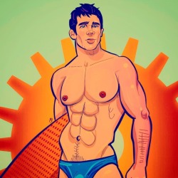 studsketch:  sunny side up #gayart #gayartist