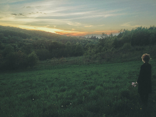 fairycastle:evening walks by laura makabresku on Flickr.evening walks