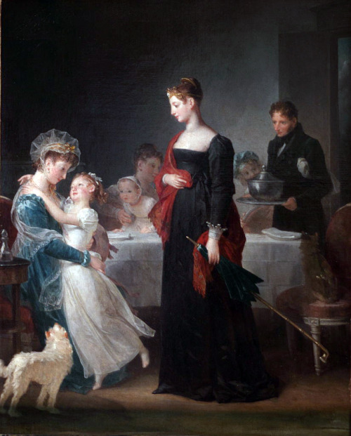 &ldquo;La Visite&rdquo; by Marguerite Gérard, early 19th century