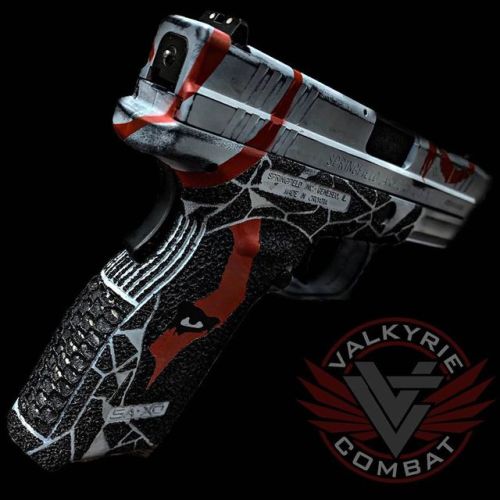 Kratos/God of War Springfield XD&hellip; because we can. ⚡️ #gunsofinstagram #guns #igmilitia #f