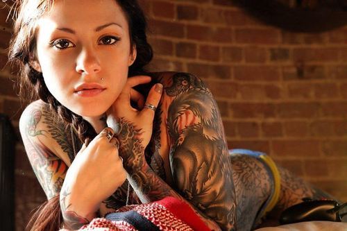 Tattoo inked girls