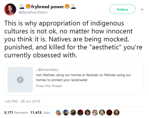 gahdamnpunk:Does dula leep think Native Americans are some kind of mythical creatures? The disrespec