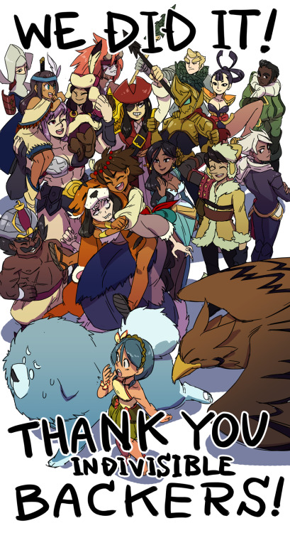 indivisiblerpg: After a grueling 57 days, it finally happened… Indivisible is funded! Fr