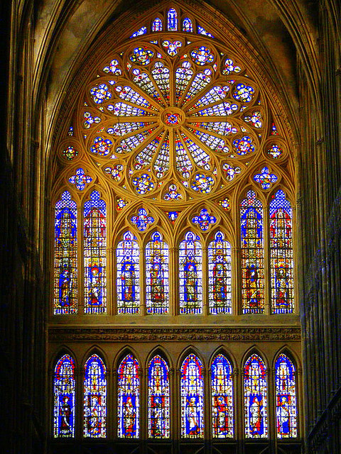 travelthisworld:  God’s lantern - Metz Cathedral, Metz, France | by mujepa