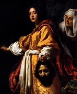 artgif:  Judith with the Head of Holofernes,