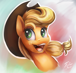 tsitra360:Practiced using Corel Painter, naturally picked AJ. Getting the hang of that program. (After like… 4 years)  I like the oil paint brushes, has a neat blend look.  &lt;3