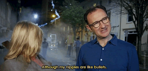 londoncallingsigh:Mark Gatiss and Sue Vertue in The Lying Detective Featurette #3: On a Lighter Note